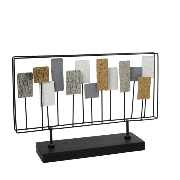 επιτραπεζιο-διακ-μεταλ-χρυσο-λευκο-γεωμετρικο-34x51x10